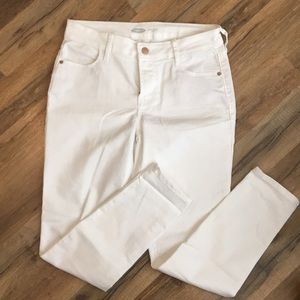 Old Navy White Super Skinny Jeans